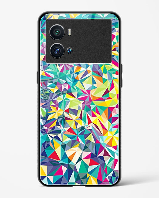 colorful geometric abstract - Vivo iQOO9 Pro 5G Glass Gripper Case