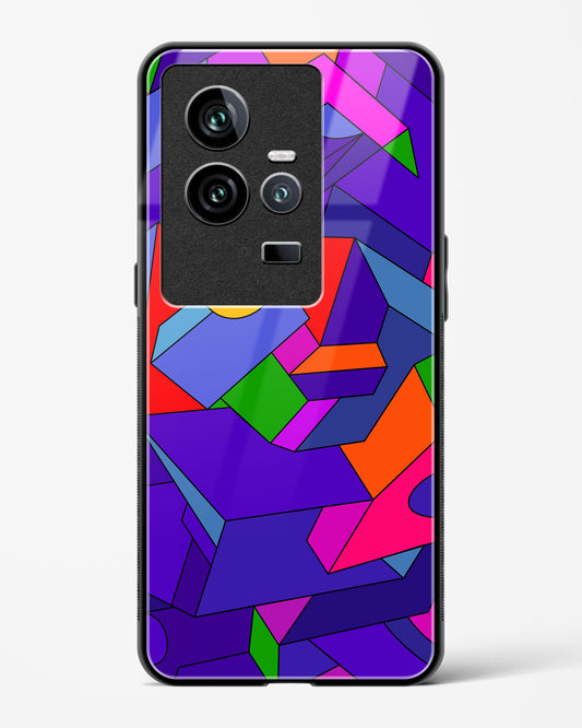 Geometric Chroma - Vivo iQOO11 Glass Gripper Case