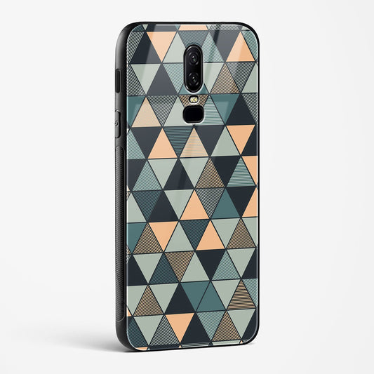 Triangle Mosaic OnePlus OnePlus 6 Glass Gripper Case