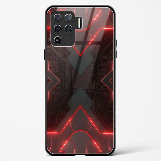 Red Horizon - Oppo F19 Pro Glass Gripper Case