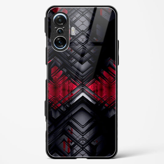 Red Eclipse - POCO F3 GT Glass Gripper Case