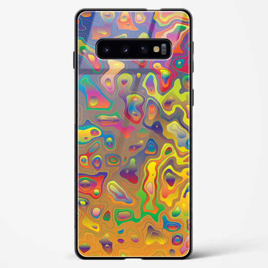 Contour Map - Samsung Galaxy S10 Plus Glass Gripper Case