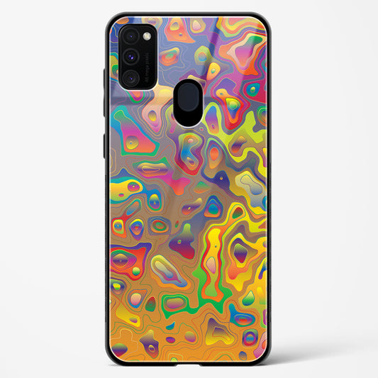 Contour Map - Samsung Galaxy M30S Glass Gripper Case