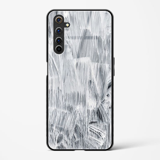 white paint - Realme 6 Glass Gripper Case