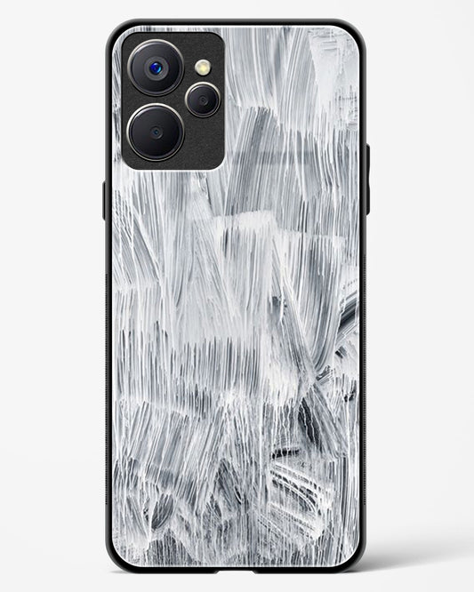 White Paint - Realme 9i 5G Glass Gripper Case