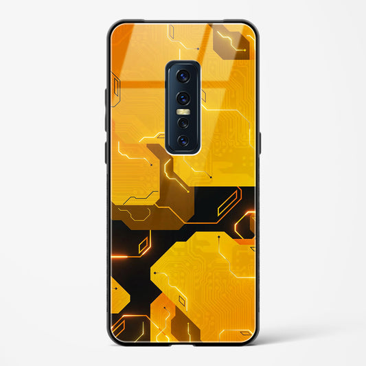 Solar Flare - Vivo V17 Pro Glass Gripper Case