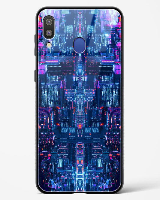 City Glitch - Samsung Galaxy M20 Glass Gripper Case