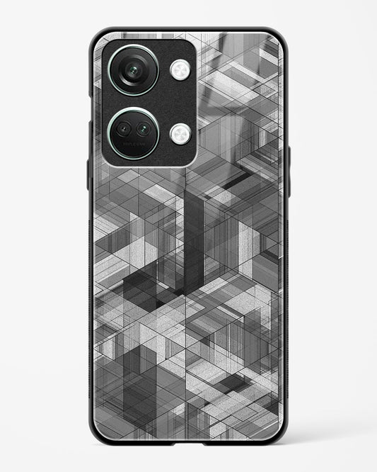 Black Diamond Grid - OnePlus Nord 3 Glass Gripper Case