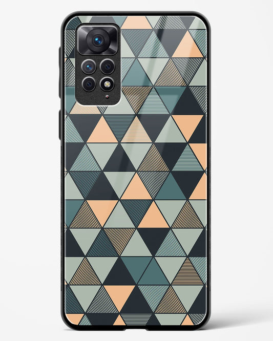 Triangle Mosaic - Redmi Note 11 Glass Gripper Case