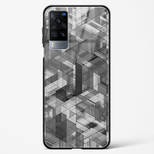 Black Diamond Grid - Vivo X60 Glass Gripper Case