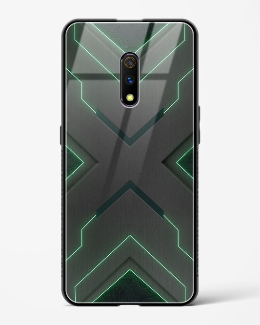 Green Horizon - Realme X Glass Gripper Case