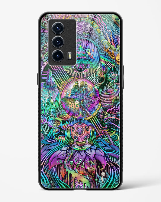 Trippy Galaxy - Vivo iQOO7 Glass Gripper Case