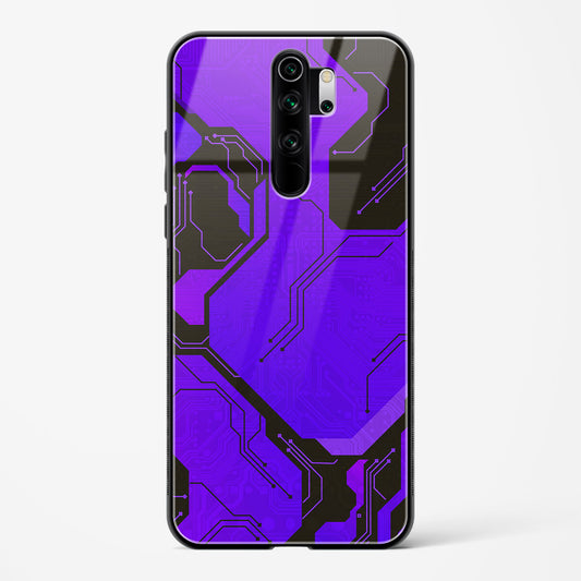 Purple Pulse - Redmi Note 8 Pro Glass Gripper Case