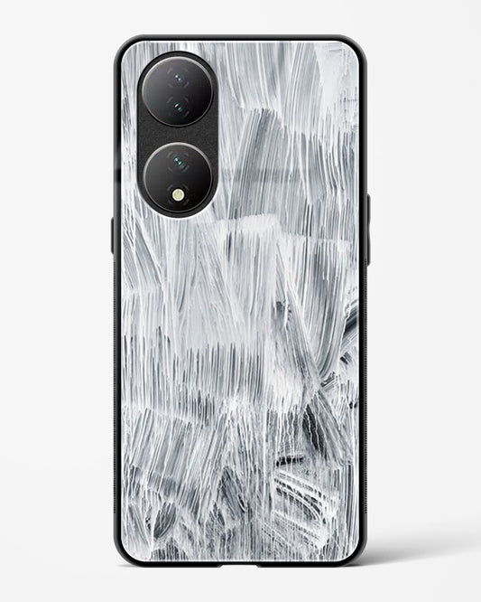 White Paint - Vivo Y100A Glass Gripper Case