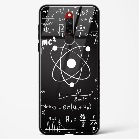 Physics Noir - Redmi 8 Glass Gripper Case