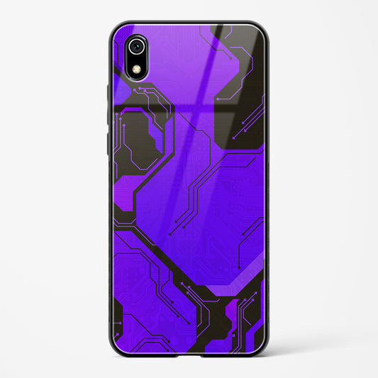 Purple Pulse - Redmi 7A Glass Gripper Case