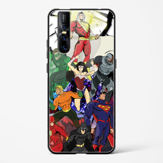 Fandom - Vivo V15 Pro Glass Gripper Case