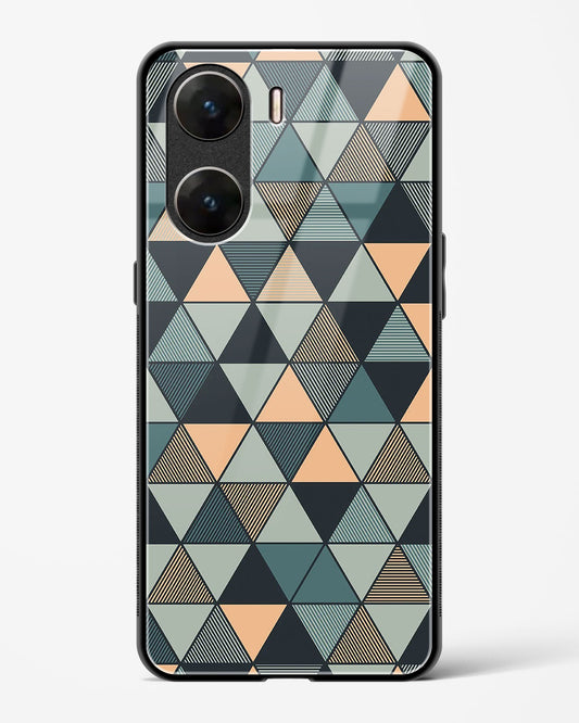 Triangle Mosaic - Vivo V29e Glass Gripper Case