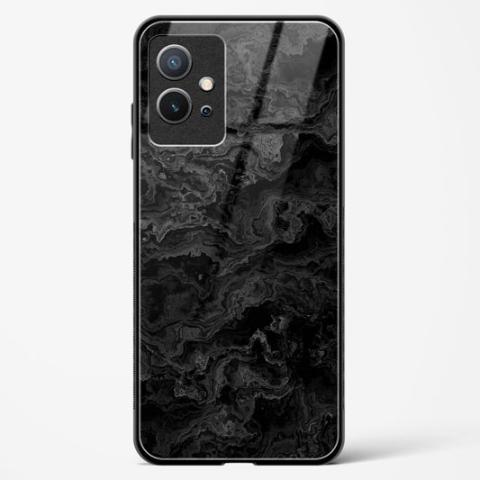 Charcoal Veil - Vivo Y75 5G Glass Gripper Case