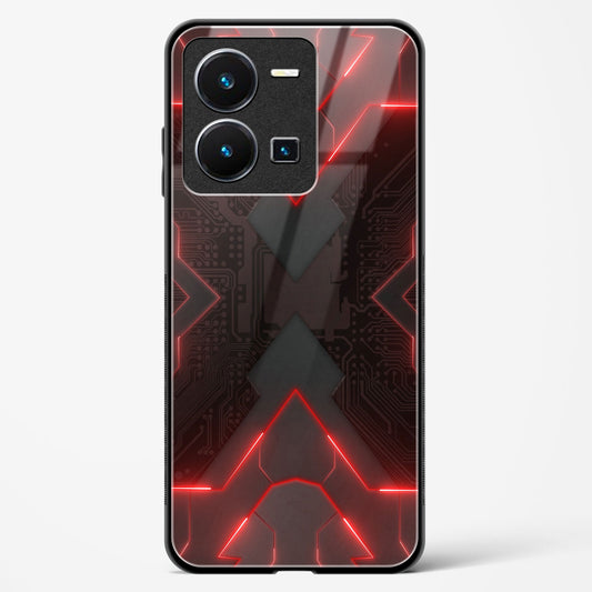 Red Horizon - Vivo Y35 Glass Gripper Case