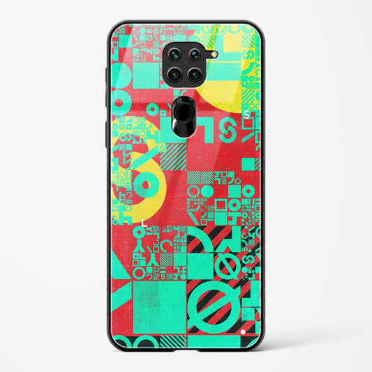 Orient Abstract - Redmi Note 9 Glass Gripper Case