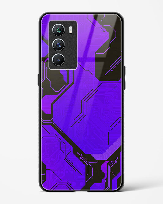 Purple Pulse - Vivo iQOO9 SE 5G Glass Gripper Case