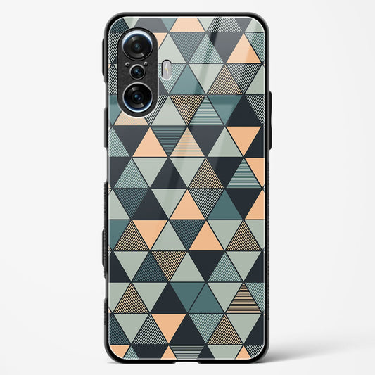 Triangle Mosaic - POCO F3 GT Glass Gripper Case