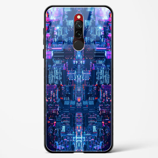 City Glitch - Redmi 8 Glass Gripper Case