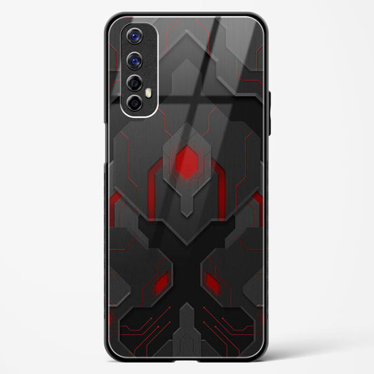 Obsidian Inferno - Realme 7 Glass Gripper Case