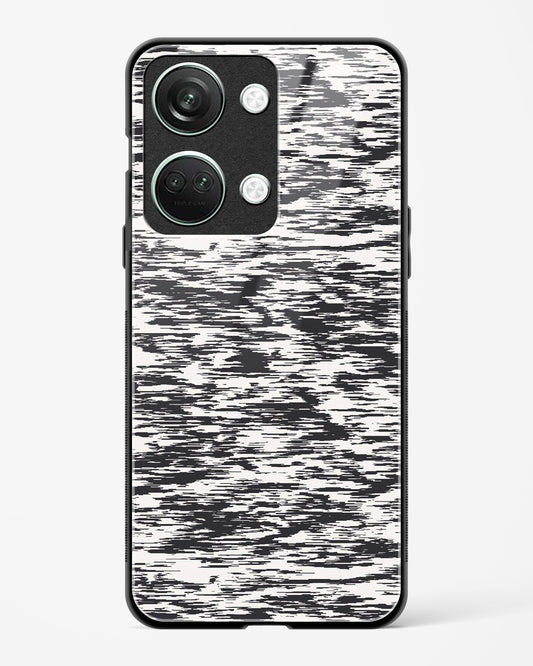 Black and White Glitch - OnePlus Nord 3 Glass Gripper Case