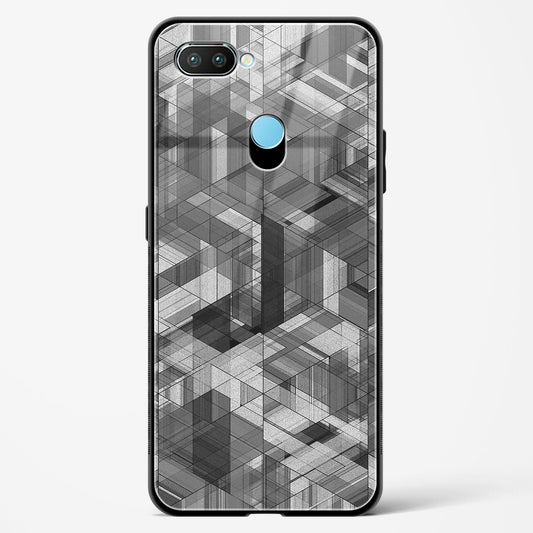 Black Diamond Grid - Realme 2 Glass Gripper Case