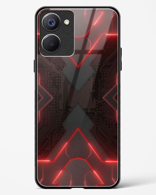 Red Horizon - Realme 10 Pro 5G Glass Gripper Case