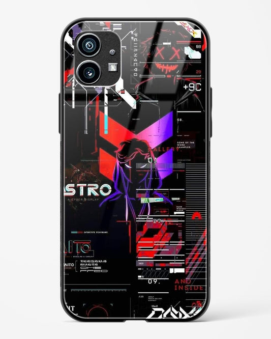 Cyber Boy Red - Nothing Phone 1 Glass Gripper Case