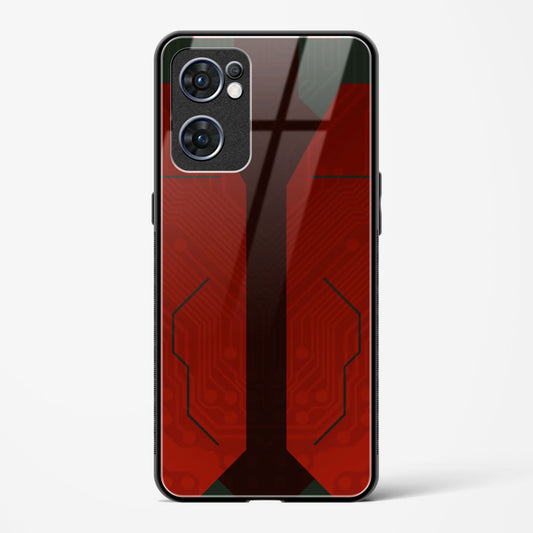 Scarlet Sentinel - Oppo Reno 7 5G Glass Gripper Case