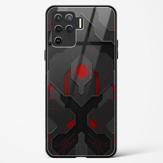 Obsidian Inferno - Oppo F19 Pro Glass Gripper Case