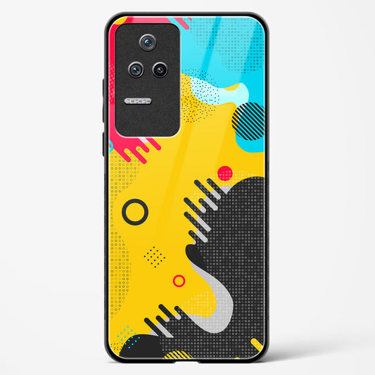 boho abstract - Redmi K40S Glass Gripper Case