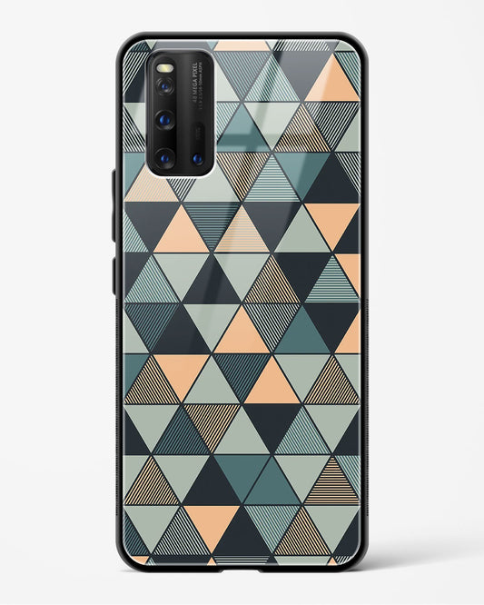 Triangle Mosaic - Vivo iQOO3 Glass Gripper Case