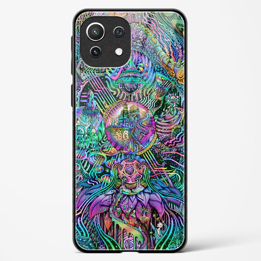 Trippy Galaxy  - Xiaomi 11 Lite NE 5G Glass Gripper Case