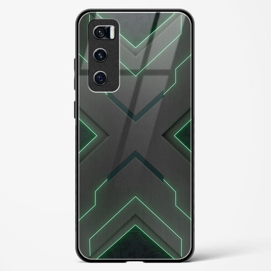 Green Horizon - Vivo V20 SE Glass Gripper Case