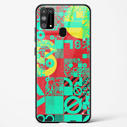 Orient Abstract - Samsung Galaxy M31 Prime Glass Gripper Case