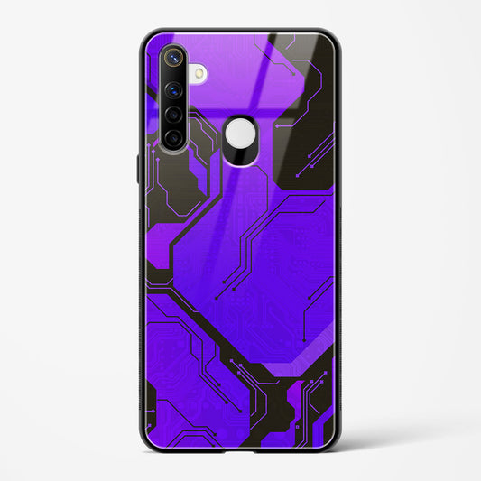 Purple Pulse - Realme Narzo 10 Glass Gripper Case