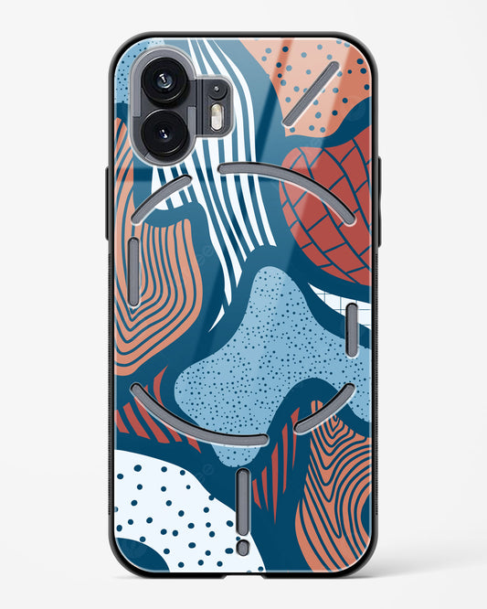 Doodle Waves - Nothing Phone 2 Glass Gripper Case