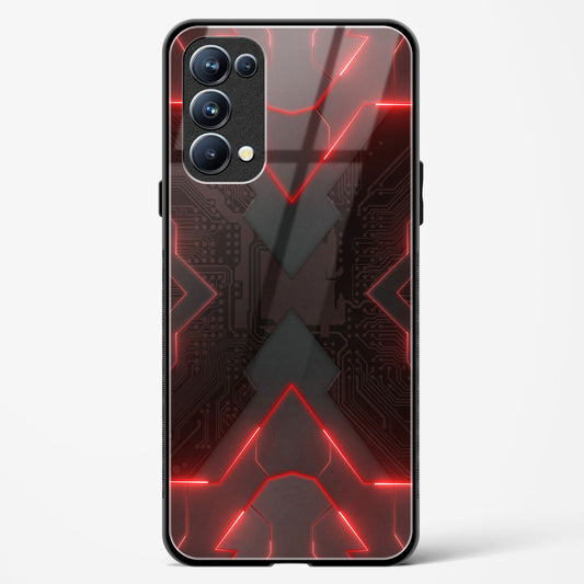 Red Horizon - Oppo Reno 5 Pro Glass Gripper Case