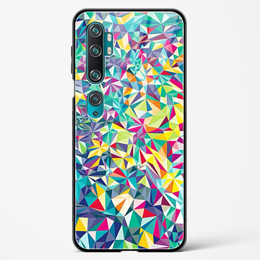 colorful geometric abstract - Mi 10 Glass Gripper Case