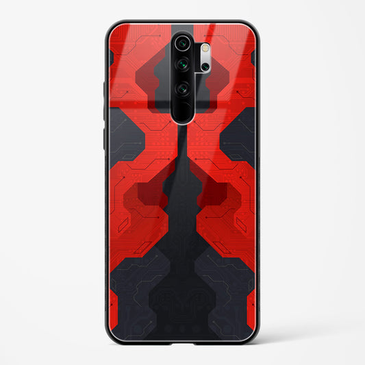 Crimson Fury - Redmi Note 8 Pro Glass Gripper Case