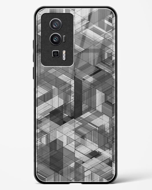 Black Diamond Grid - Redmi K60 Glass Gripper Case