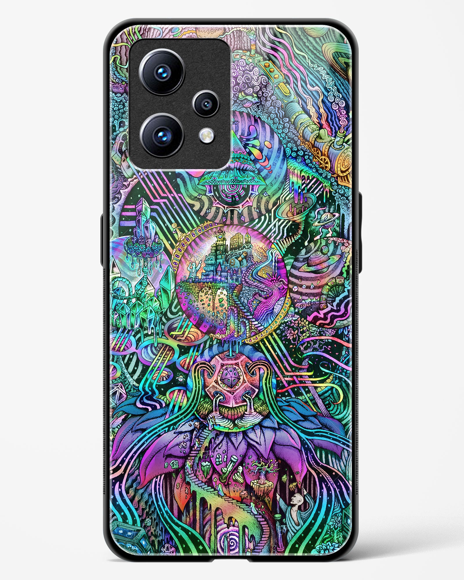 Trippy Galaxy - Realme Narzo 50 Pro 5G Glass Gripper Case