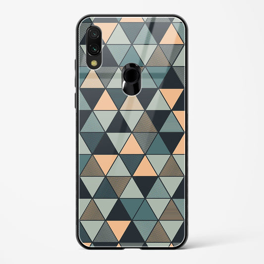 Triangle Mosaic - Redmi Note 7 Pro Glass Gripper Case