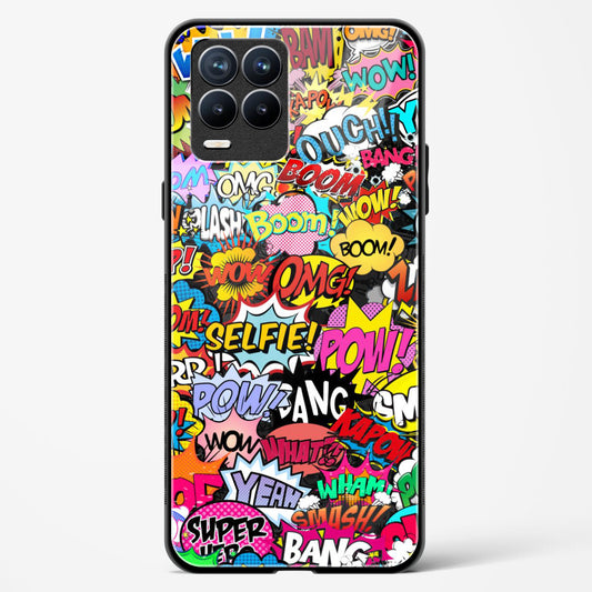 comic madness - Realme 8 Glass Gripper Case