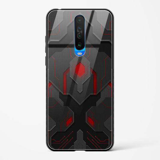 Obsidian Inferno - POCO X2 Glass Gripper Case